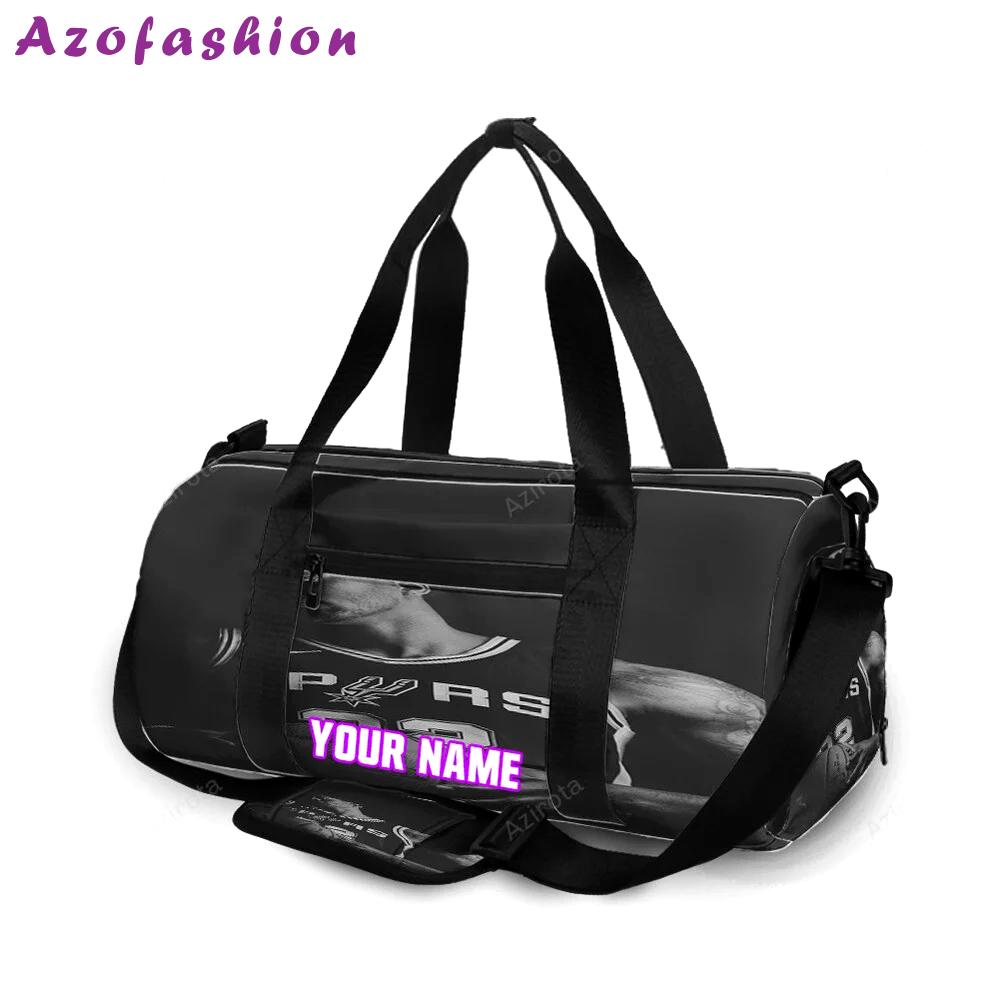 San antonio spurs rudy gay1 personalized name travel bag gym bag 2363 Travel Bag