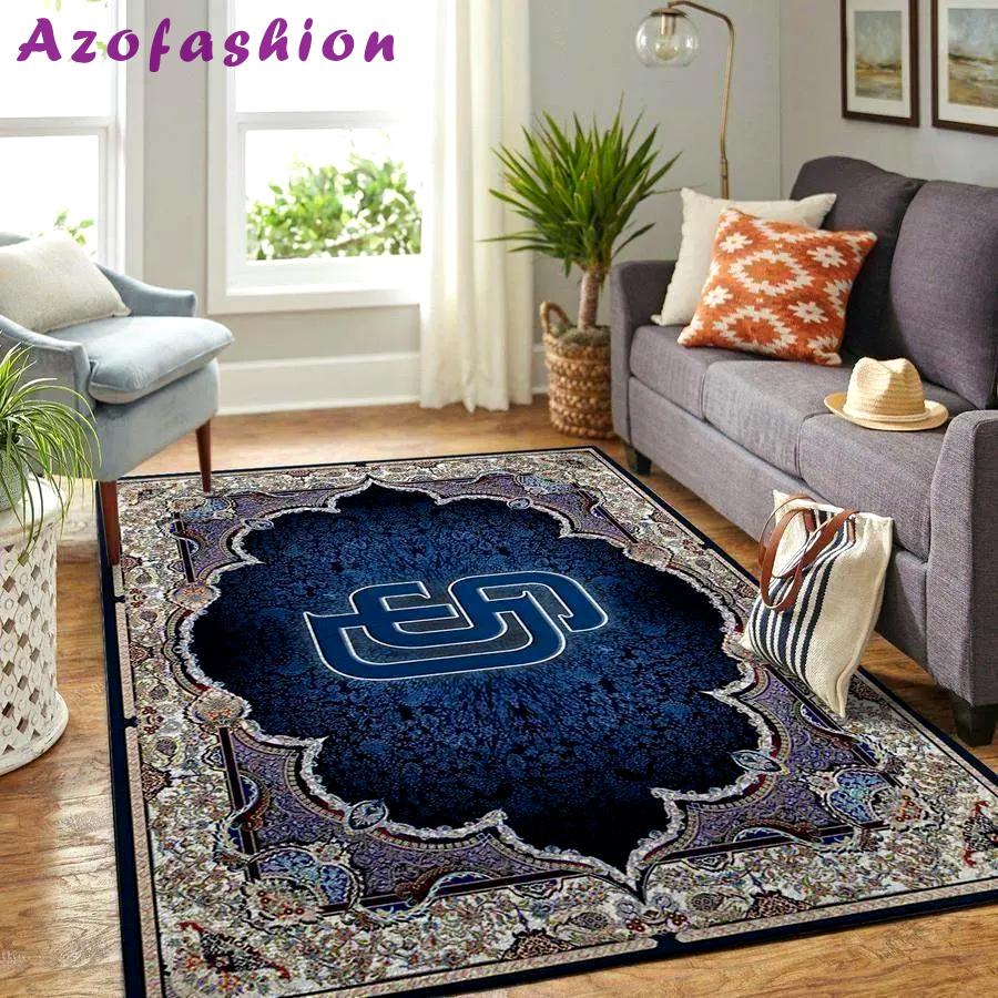 San diego padres homefield living room rug home decor living room carpet sports Rectangle Rug