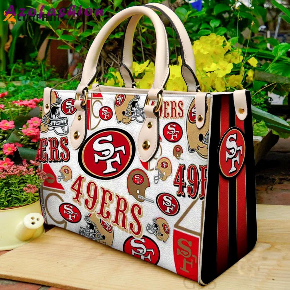 San francisco 49ers love a1 leather bag g95 1726 Women Leather Hand Bag
