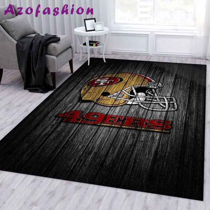 San francisco 49ers nfl 21 area rug living room bedroom rug regtangle carpet Rectangle Rug