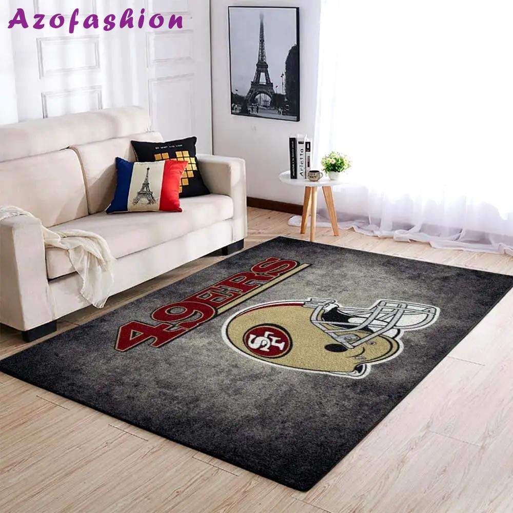 San francisco 49ers nfl football living room carpet rug regtangle carpet v4664 Rectangle Rug