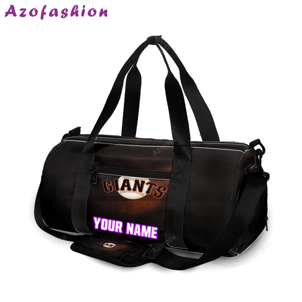San francisco giants art 1 personalized name travel bag gym bag 2550 Travel Bag