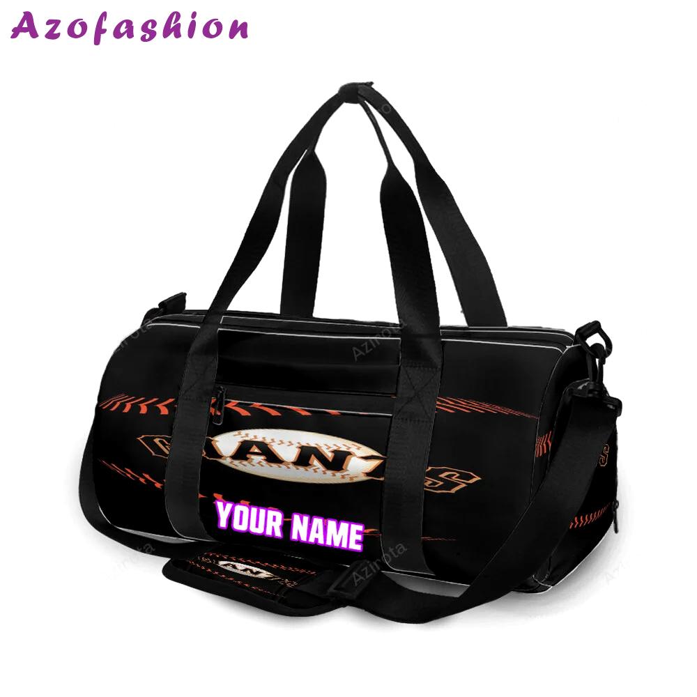 San francisco giants art 2 personalized name travel bag gym bag 2506 Travel Bag