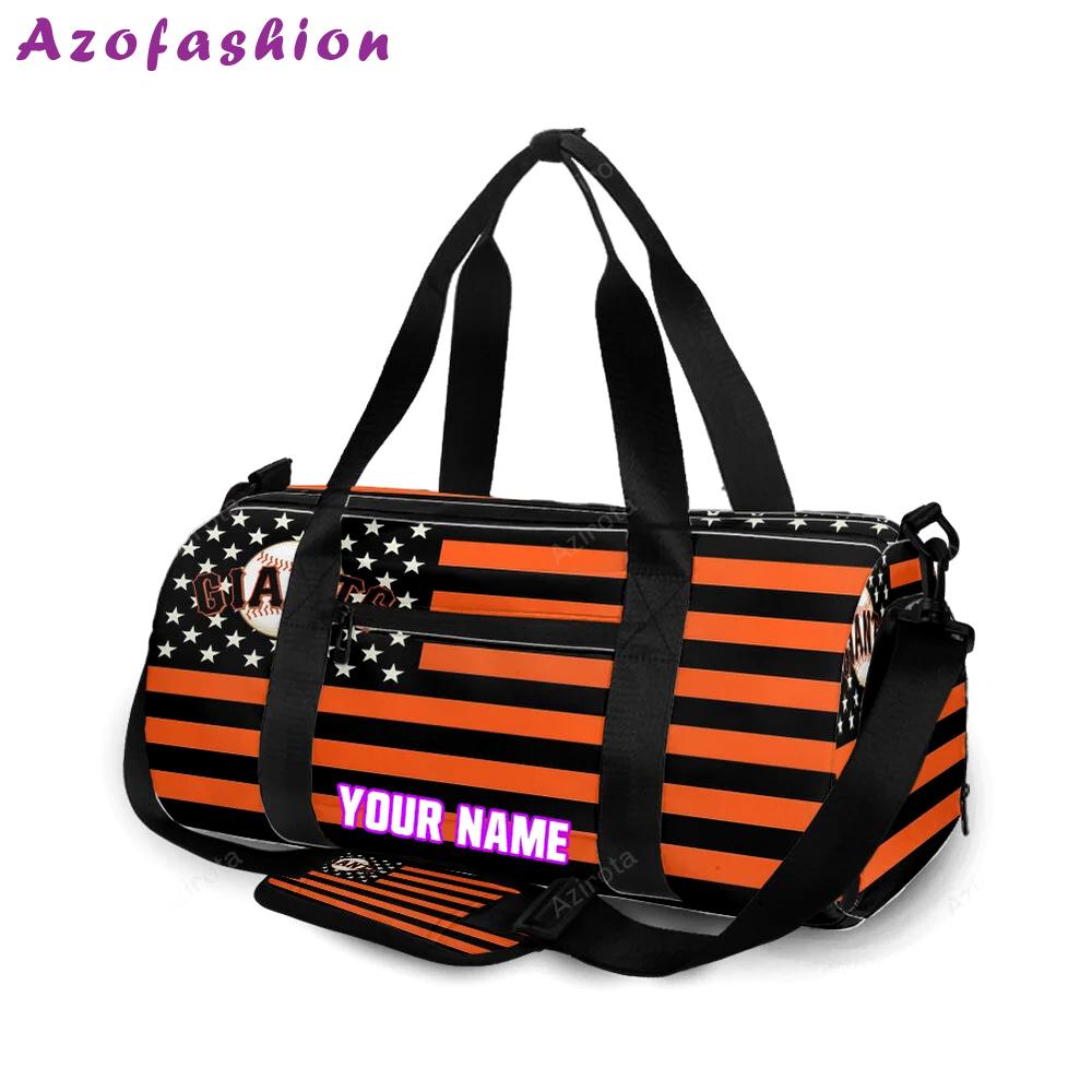 San francisco giants art 22 personalized name travel bag gym bag 2597 Travel Bag
