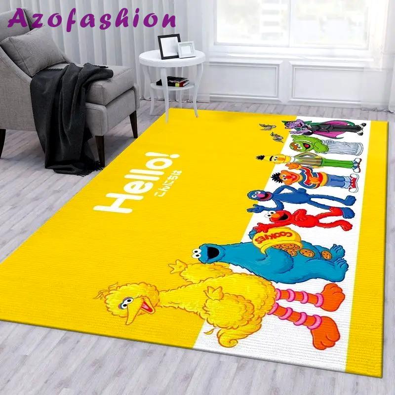 Sesame street 10 area rug living room and bed room rug rug regtangle carpet floor decor home decor Rectangle Rug