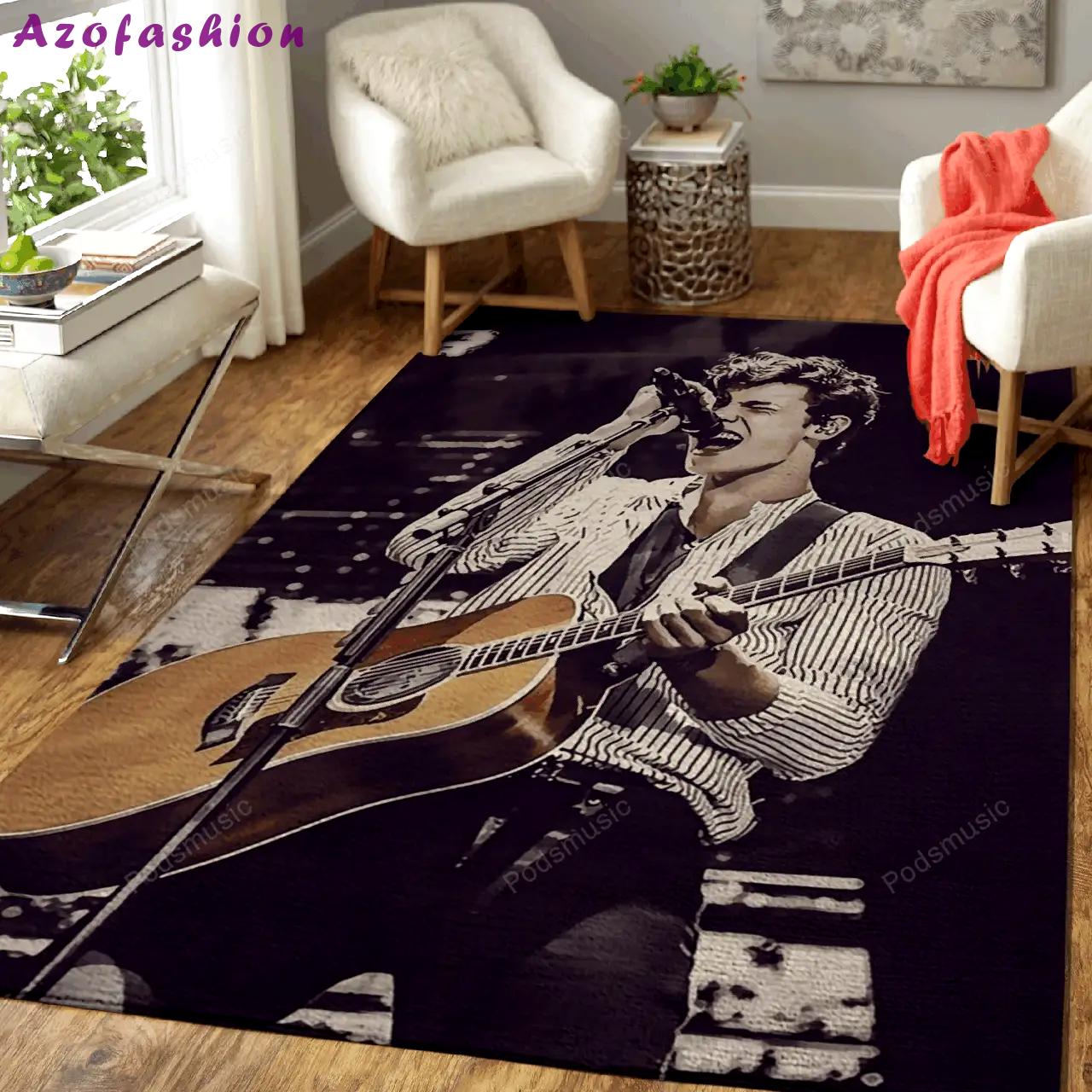Shawn mendes 120 music art for fans area rug living room carpet rug regtangle carpet floor decor home decor Rectangle Rug