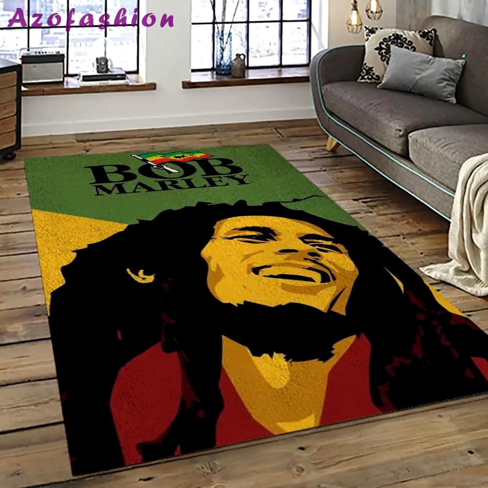 Singer bob marley music carpet rectangle area rug for living room bedroom decor bm19 Rectangle Rug