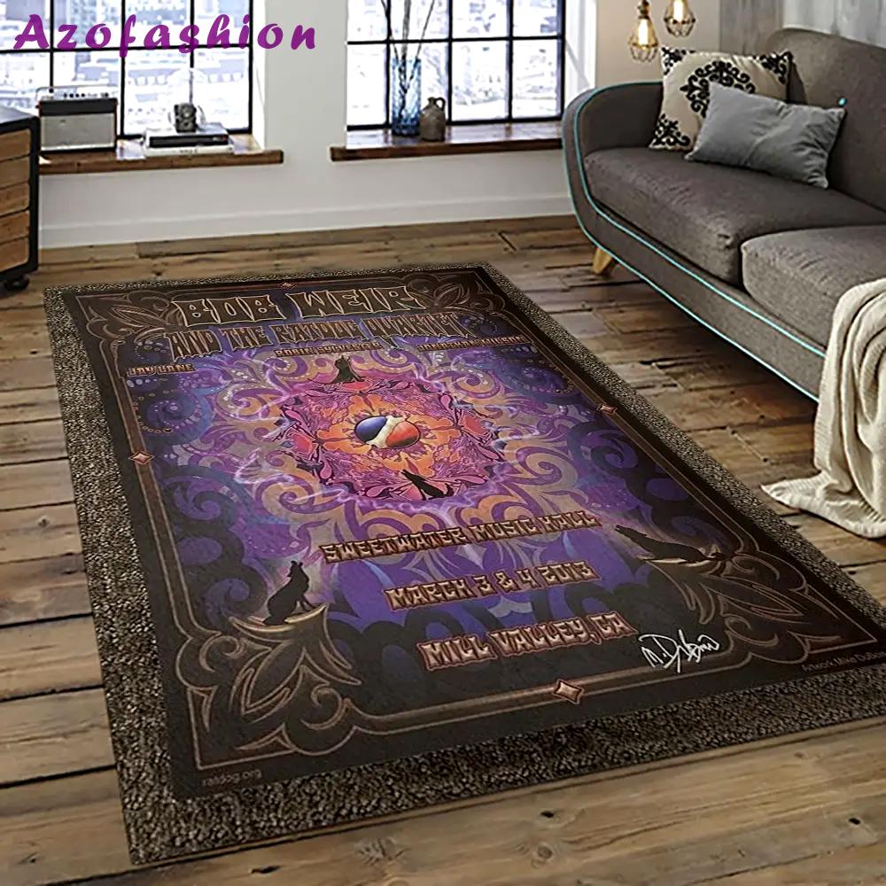 Singer bob weir music carpet rectangle area rug for living room bedroom decor bw13 Rectangle Rug