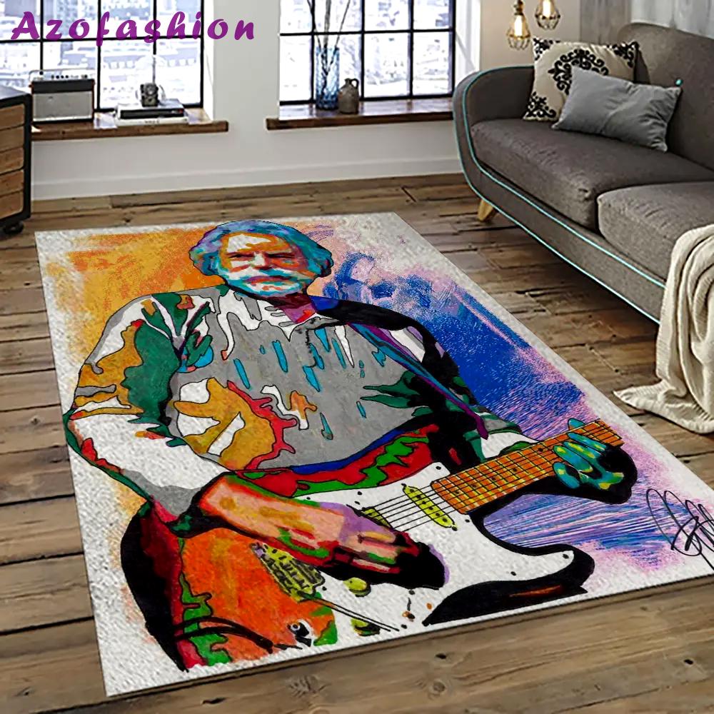 Singer bob weir music carpet rectangle area rug for living room bedroom decor bw36 Rectangle Rug