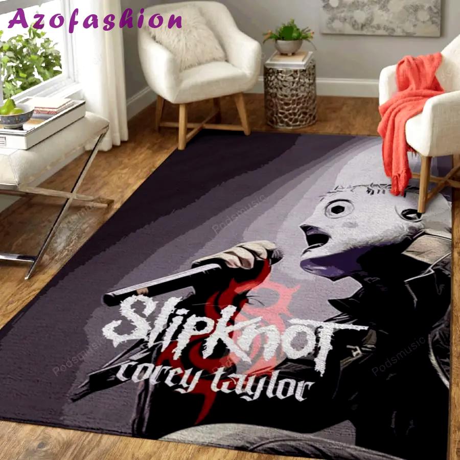Slipknot band mask style nice gift home decor rectangle living room rug Rectangle Rug