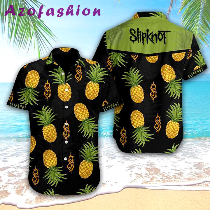 Slipknot pineapple hawaiian Hawaii Shirt Shorts & Flip Flops