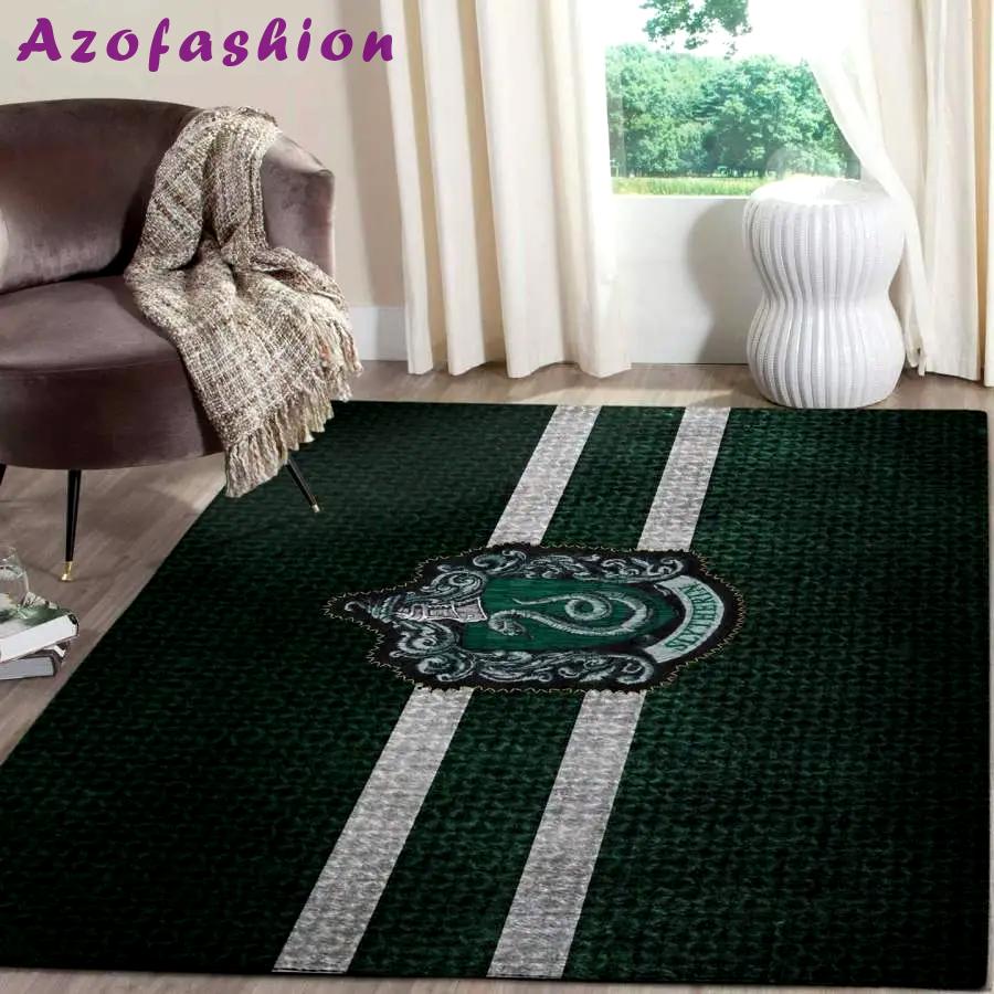 Slytherin harry potter area rug living room rug home decor floor decor rcdd81f31498 Rectangle Rug