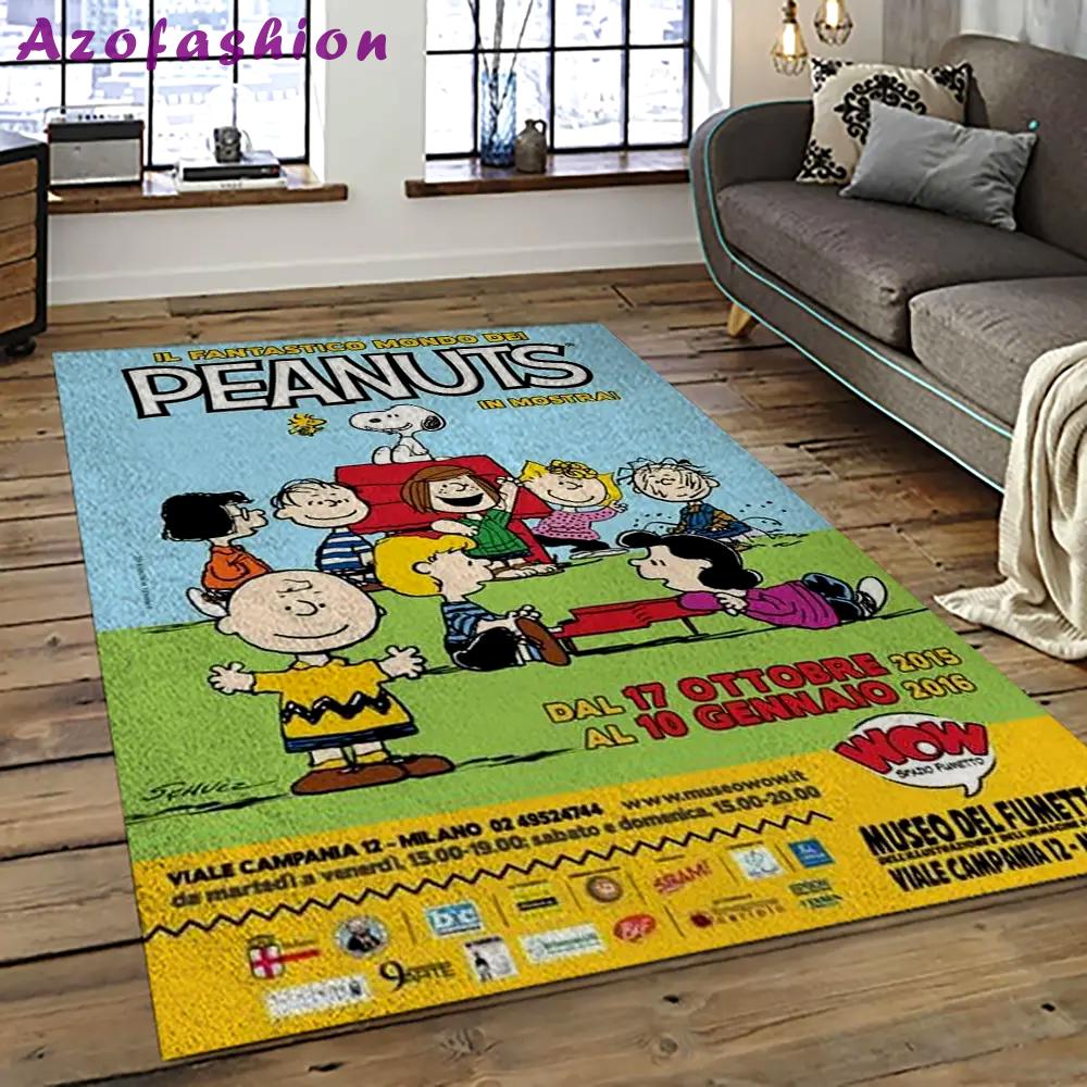Snoopy cartoon movie carpet rectangle area rug for living room bedroom decor snp113 Rectangle Rug