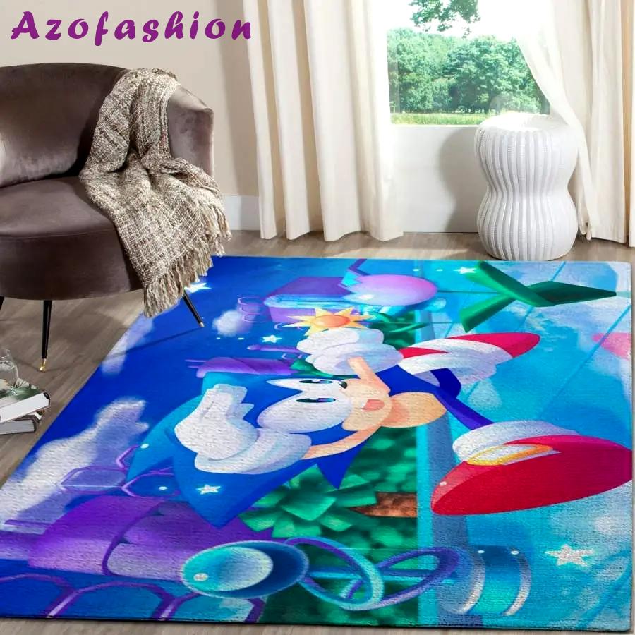 Sonic the hedgehog area rug living room rug home decor gaming gfd 101112 Rectangle Rug