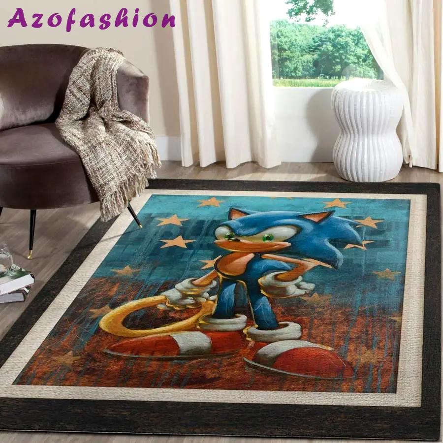Sonic the hedgehog area rug living room rug home decor gaming gfd 101117 Rectangle Rug