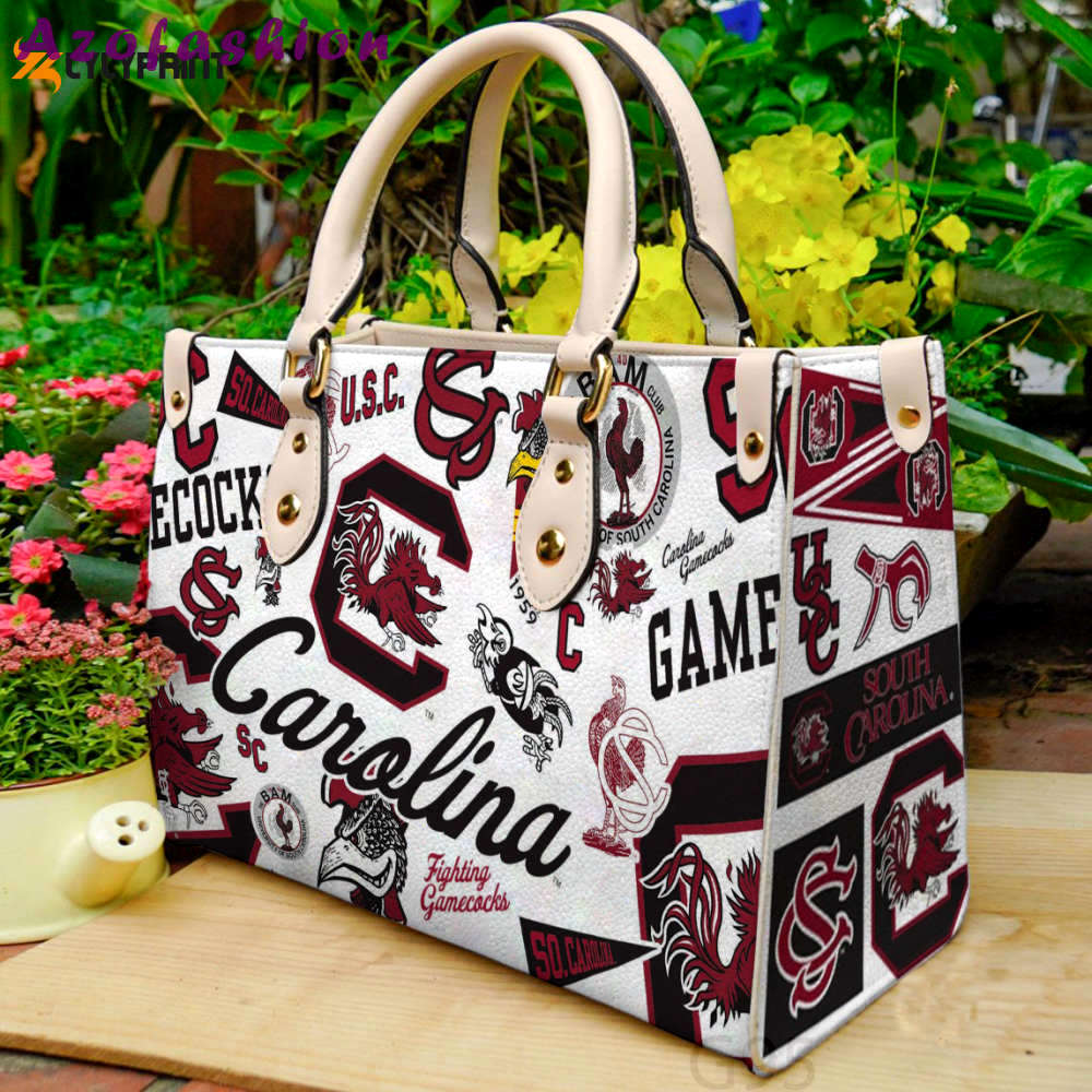 South carolina gamecocks leather bag g95 1094 Women Leather Hand Bag