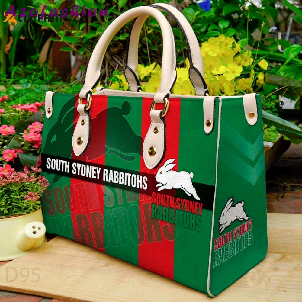 South sydney rabbitohs leather handbag for women gift 2287 Women Leather Hand Bag