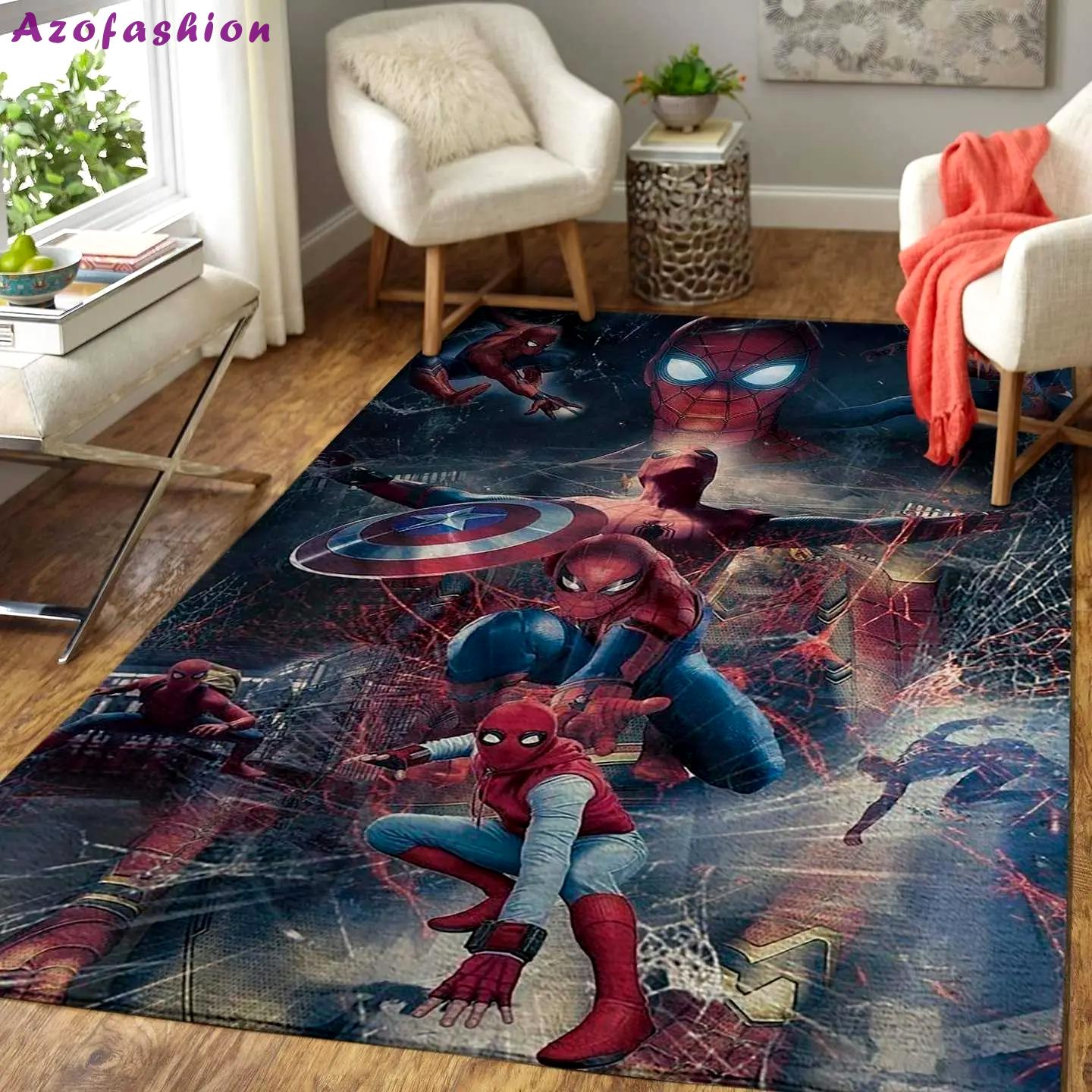 Spider man area rugs 190905 marvel superhero floor home decor area rug Rectangle Rug