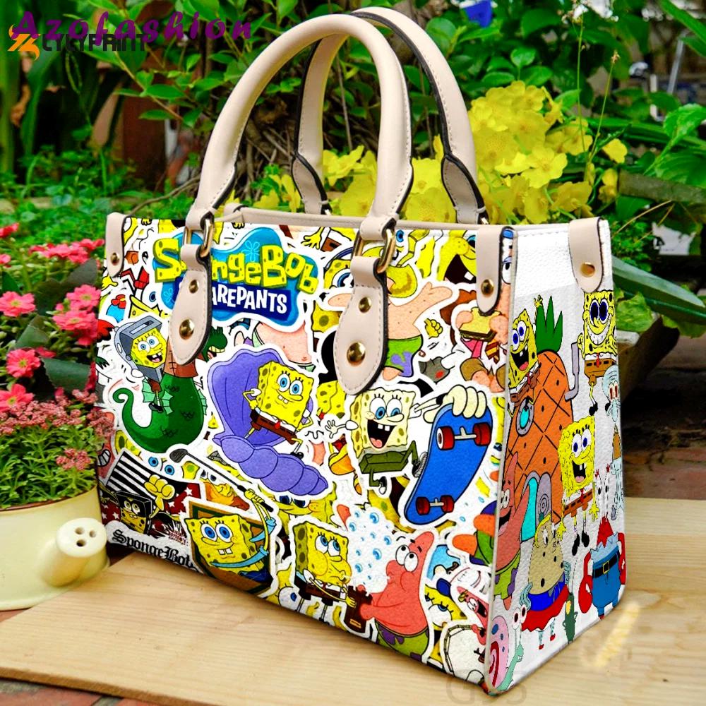 Spongebob squarepants 1 hand bag gift for women’s day: perfect women s day gift – g95 3747 Women Leather Hand Bag