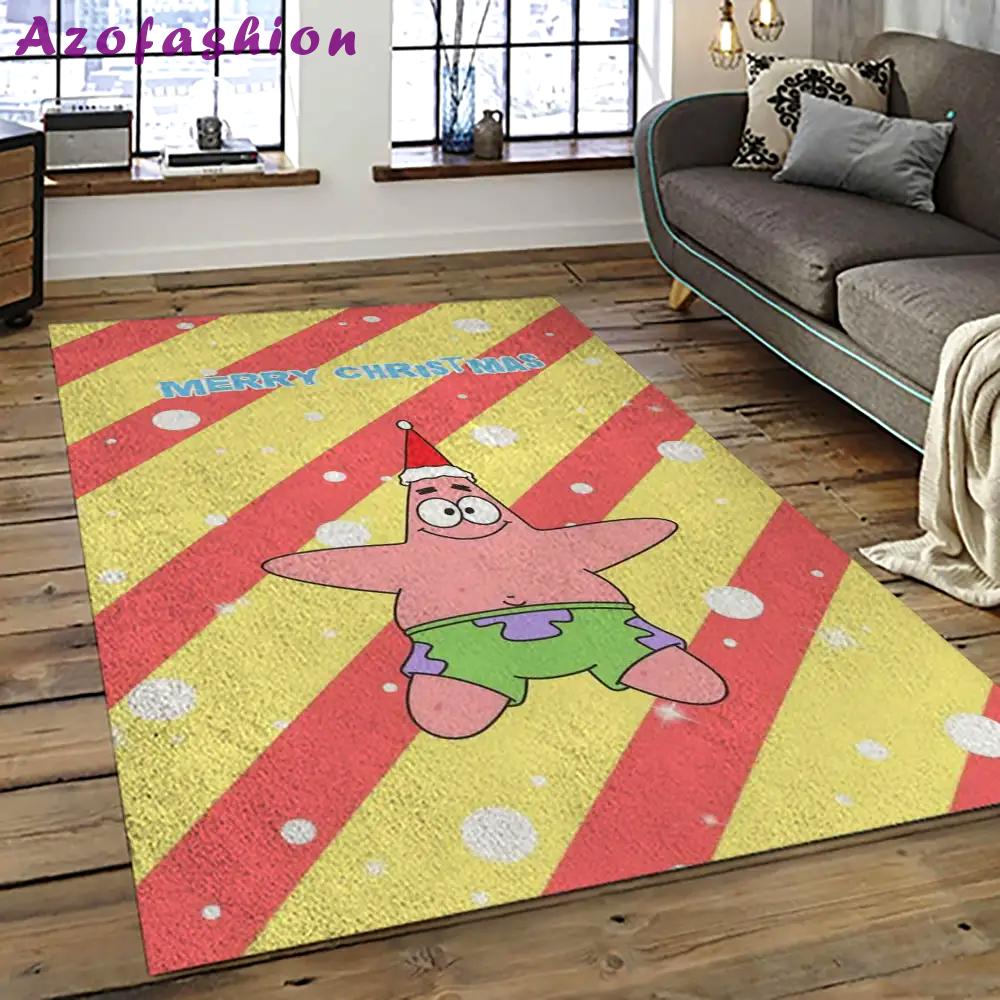 Spongebob squarepants cartoon tv show retangle carpet area rug home decor best gift for family ssp2 Rectangle Rug