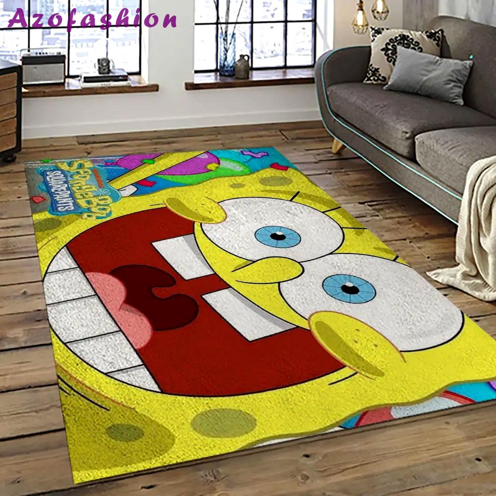 Spongebob squarepants cartoon tv show retangle carpet area rug home decor best gift for family ssp43 Rectangle Rug