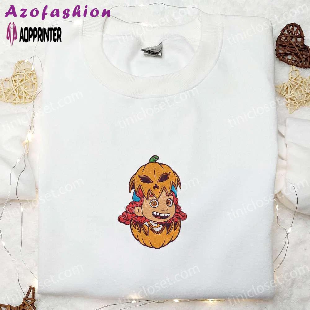 Spooky disney halloween embroidered hoodies & shirts: giulia marcovaldo lucia – perfect for the family! Embroidered Shirt