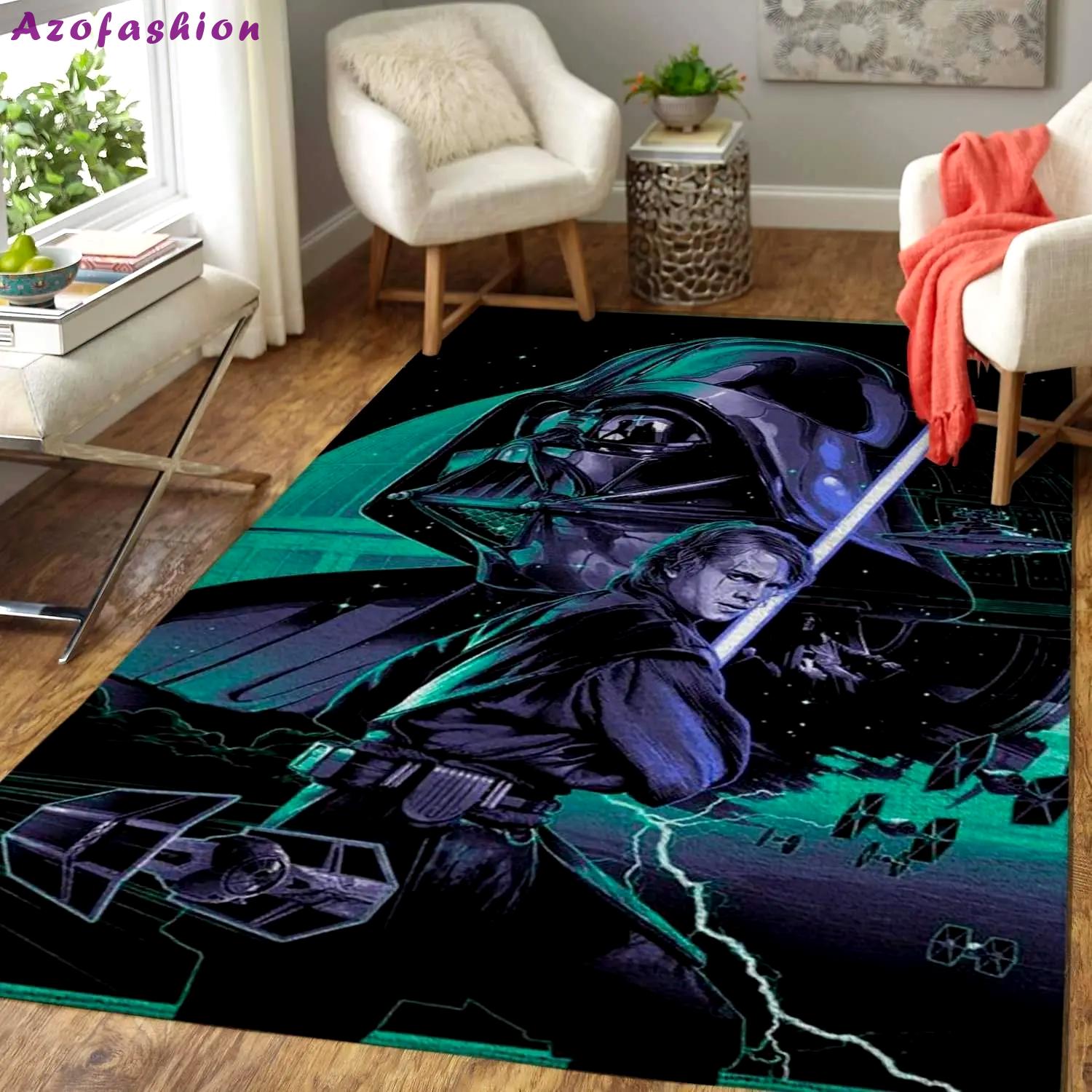 Star wars fans darth vader area rug anakin skywalker movie home decor Rectangle Rug