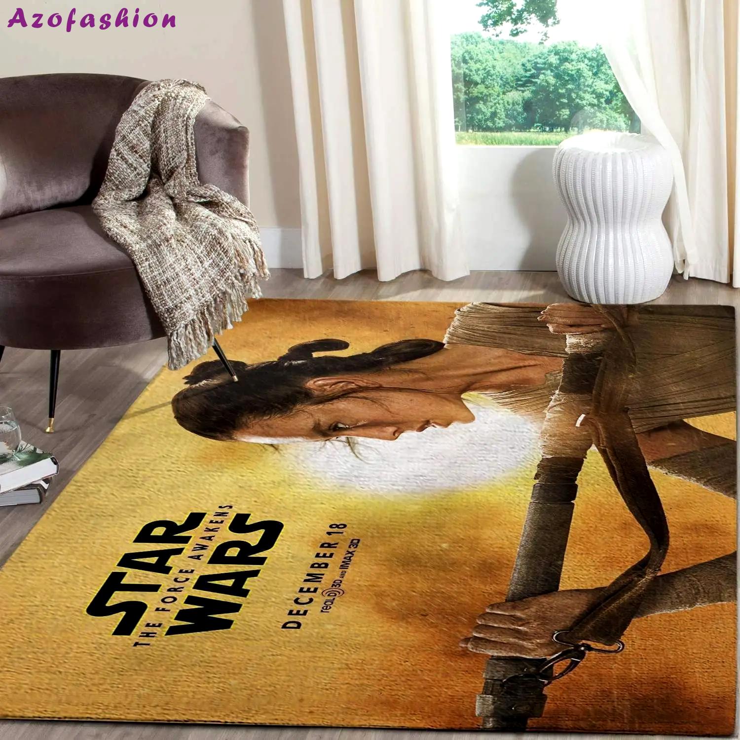 Star wars superhero movies area rugs living room carpethristmas gift rug regtangle carpet floor decor home decor Rectangle Rug