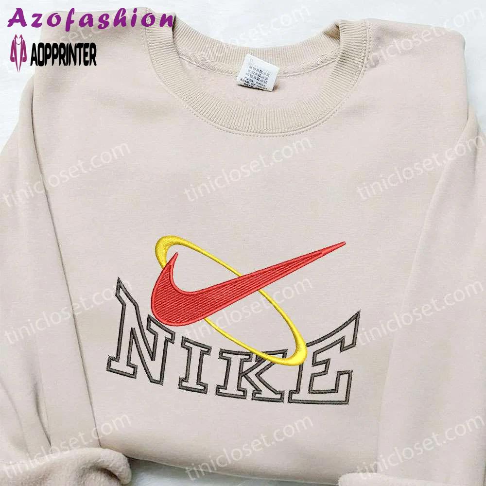 Stylish vintage x nike embroidered shirt & christmas hoodie custom t-shirt Embroidered Shirt