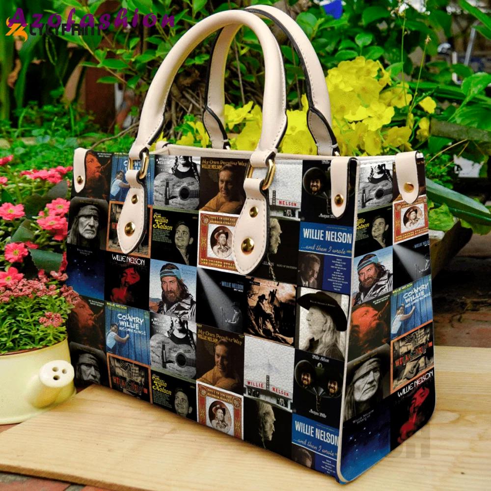 Stylish willie nelson leather hand bag gift for women’s day gift for women s day ch 3769 Women Leather Hand Bag