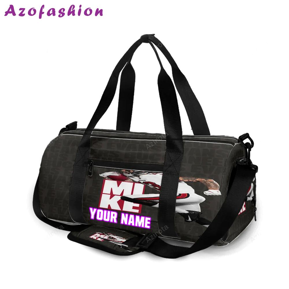 Tampa bay buccaneers mike evans2 personalized name travel bag gym bag 107 Travel Bag