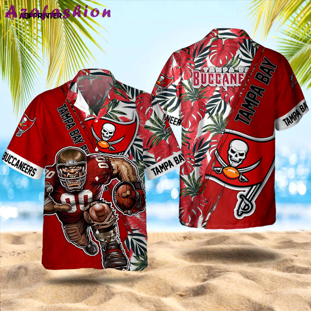 Tampa bay buccaneers summer hawaiian shirt gift men women gift men women Hawaii Shirt