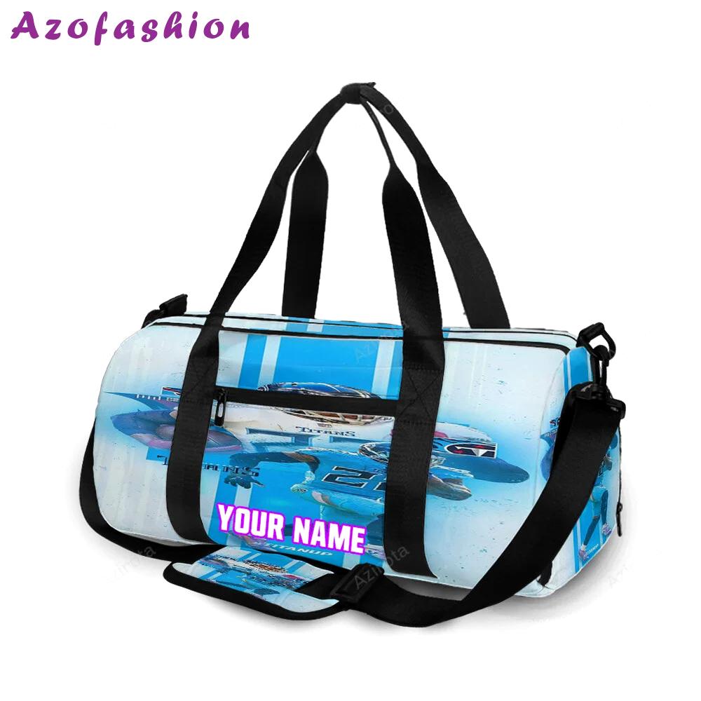 Tennessee titans derrick henry6 personalized name travel bag gym bag 741 Travel Bag