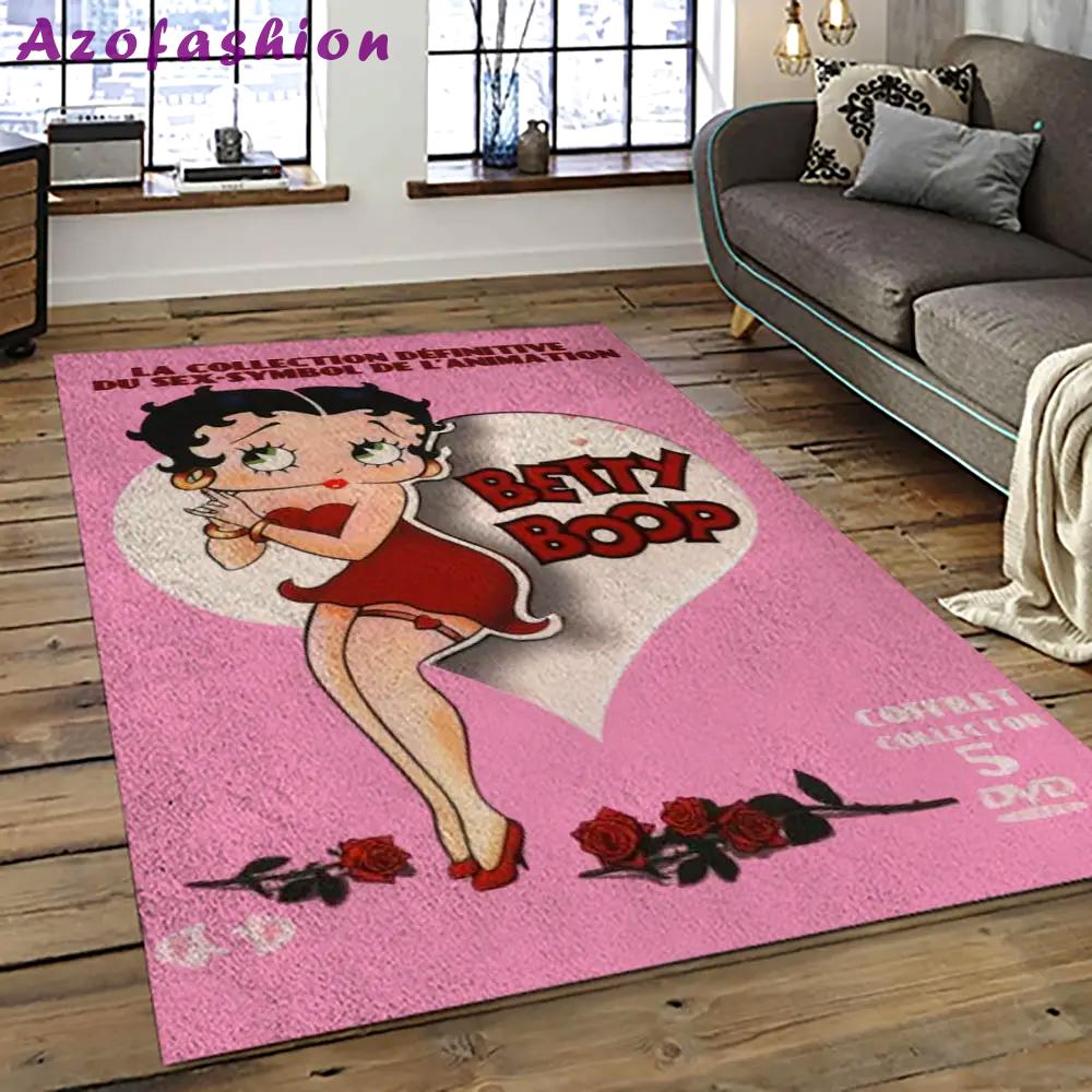 The best of betty boop cartoon character carpet area rug home decor gift best present for friends bobb6 Rectangle Rug