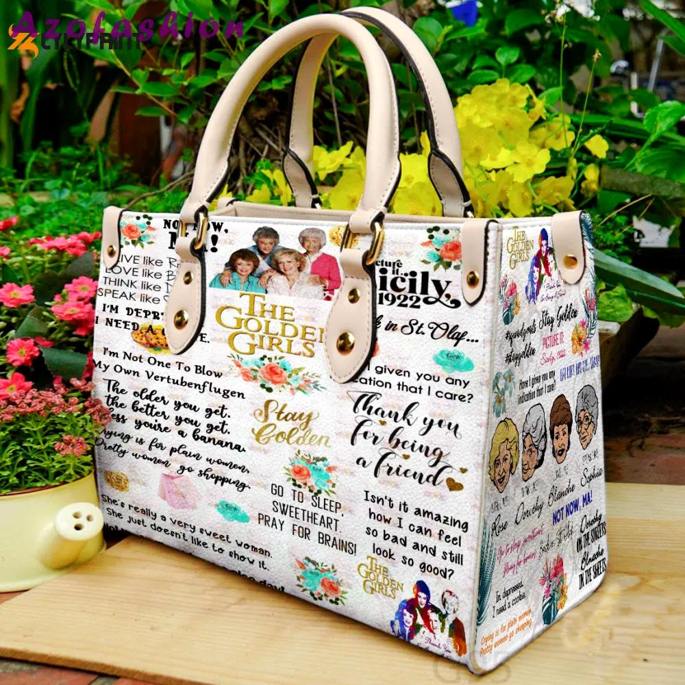 The golden girls 1g leather hand bag gift for women’s day: perfect women s day gift – g95 3618 Women Leather Hand Bag