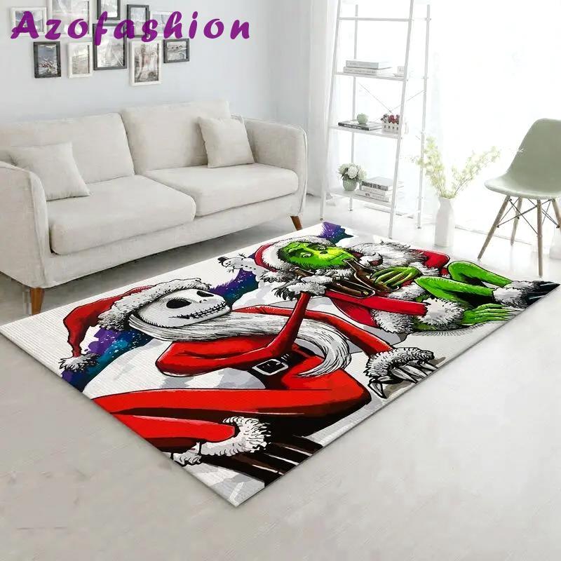 The grinch 2 area rug living room and bed room rug rug regtangle carpet floor decor home decor Rectangle Rug