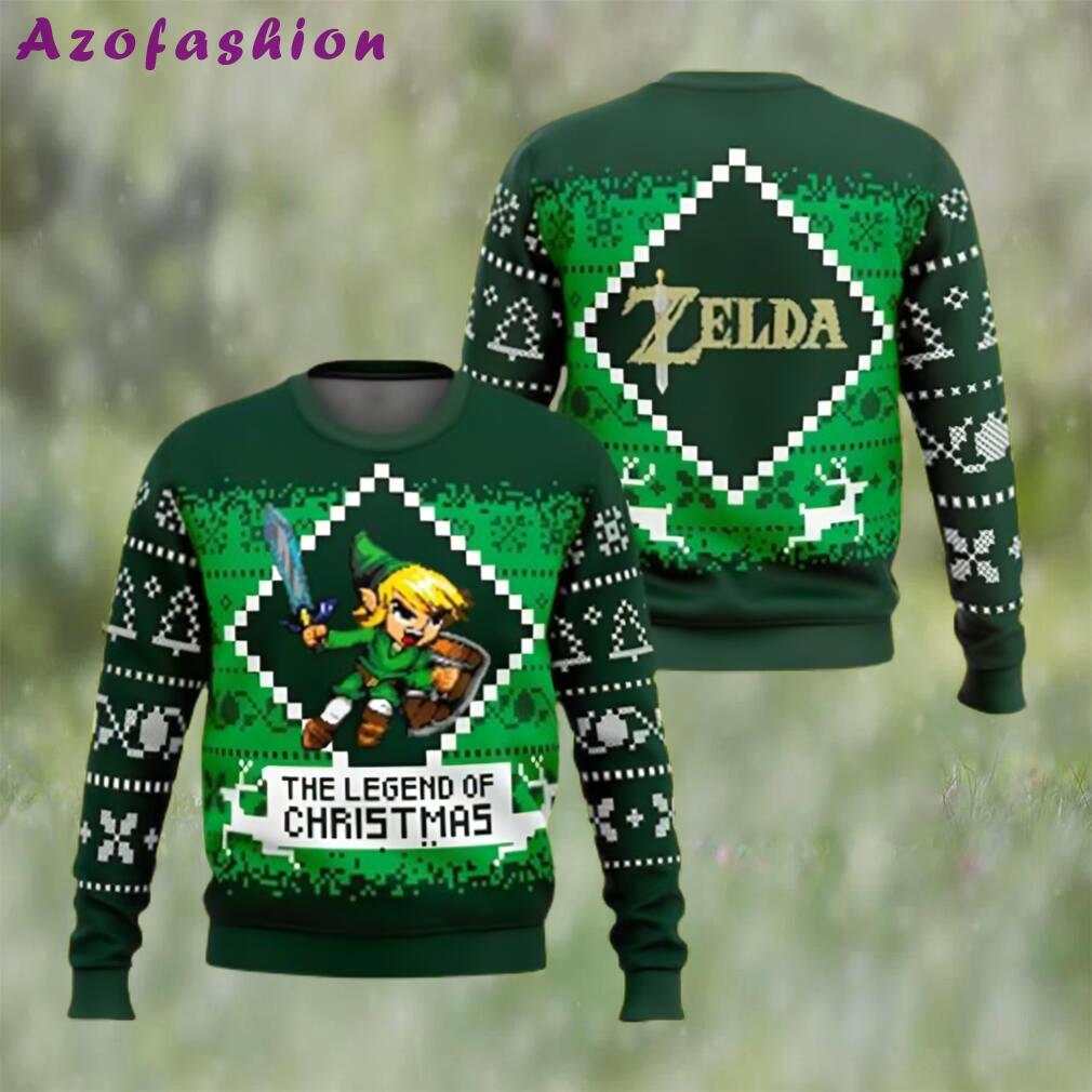 The legend of christmas zelda ugly christmas sweater majora?s ugly sweater Christmas Ugly Sweater