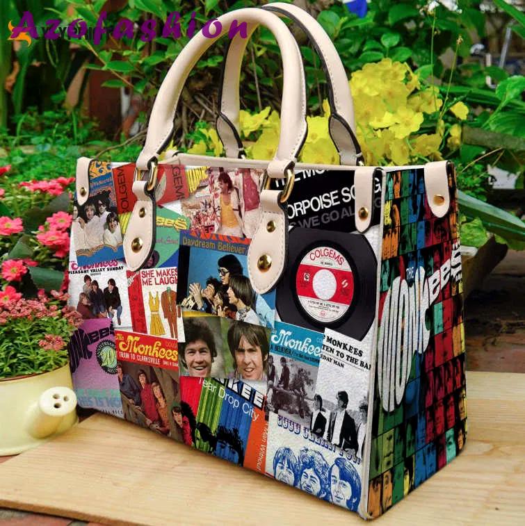 The monkees leather handbag  gift for women t 2910 Women Leather Hand Bag