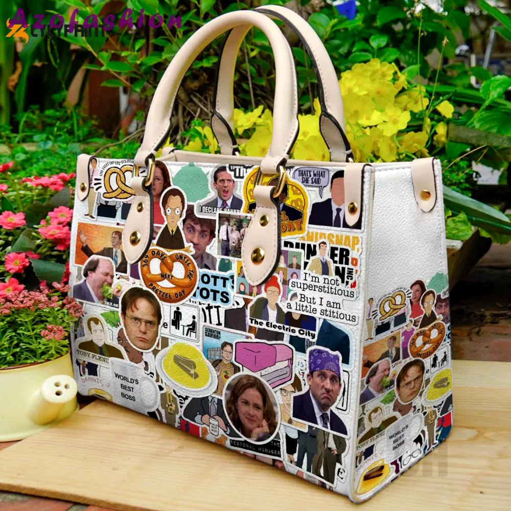 The office leather bag for women gift 828 Women Leather Hand Bag