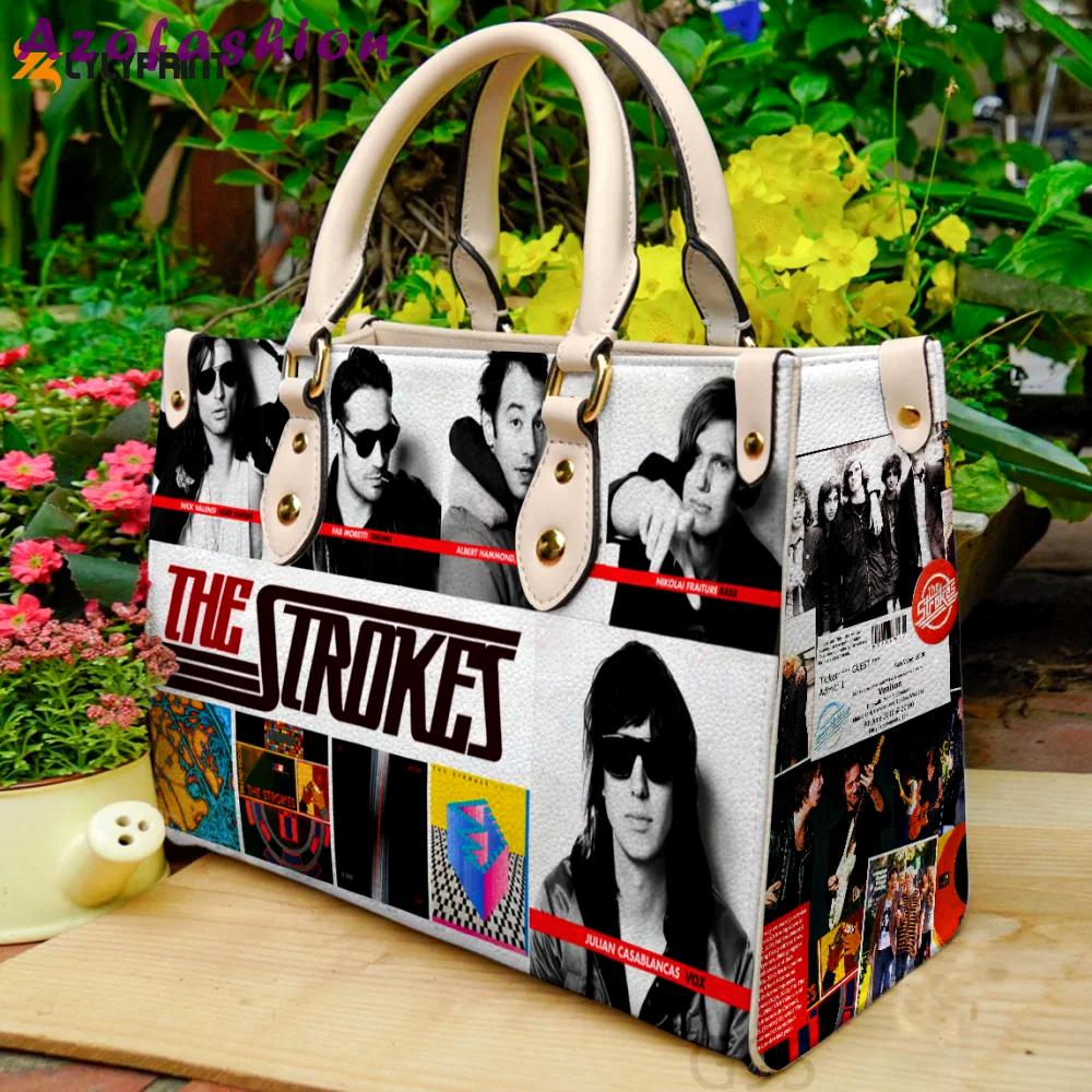 The strokes leather bag for women gift 1034 Women Leather Hand Bag