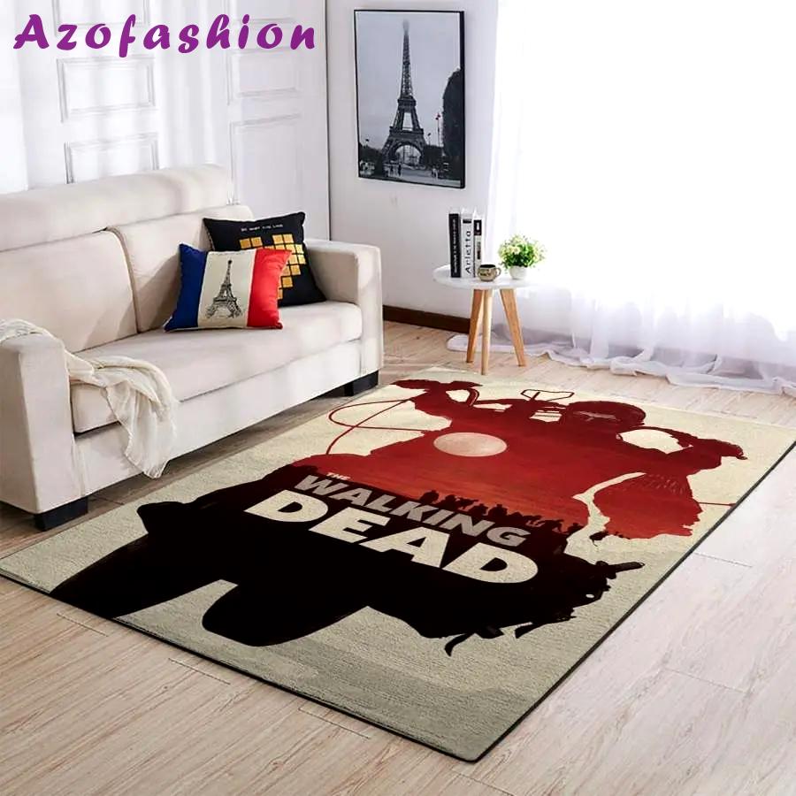 The walking dead area rug living room rug home decor movie floor 1910101 Rectangle Rug