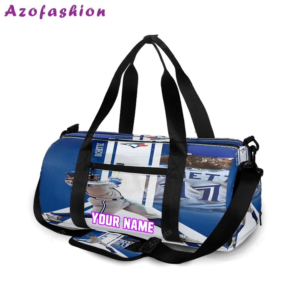 Toronto blue jays bo bichette8 personalized name travel bag gym bag 2611 Travel Bag