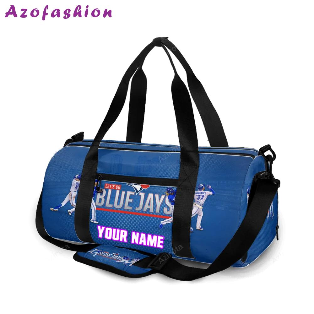 Toronto blue jays russell all players51 personalized name travel bag gym bag 2517 Travel Bag