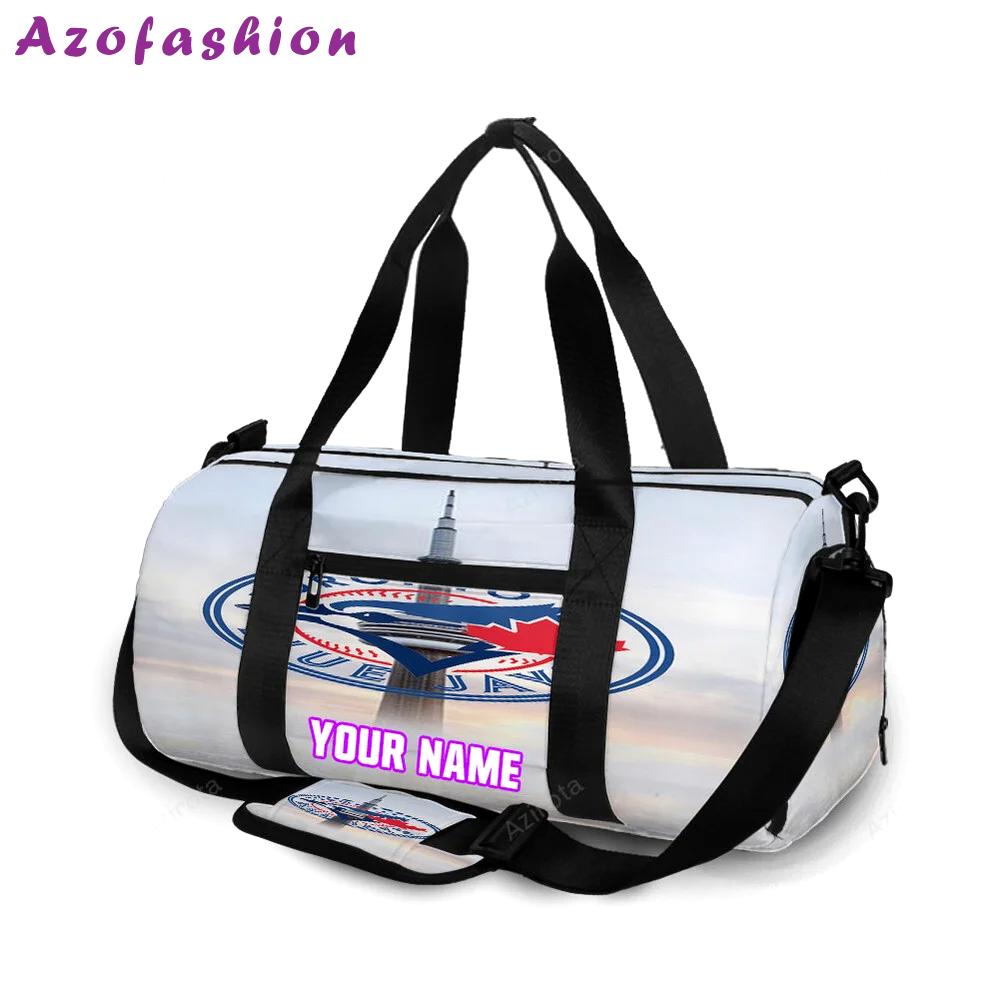 Toronto blue jays russell bird towel1 personalized name travel bag gym bag 2419 Travel Bag