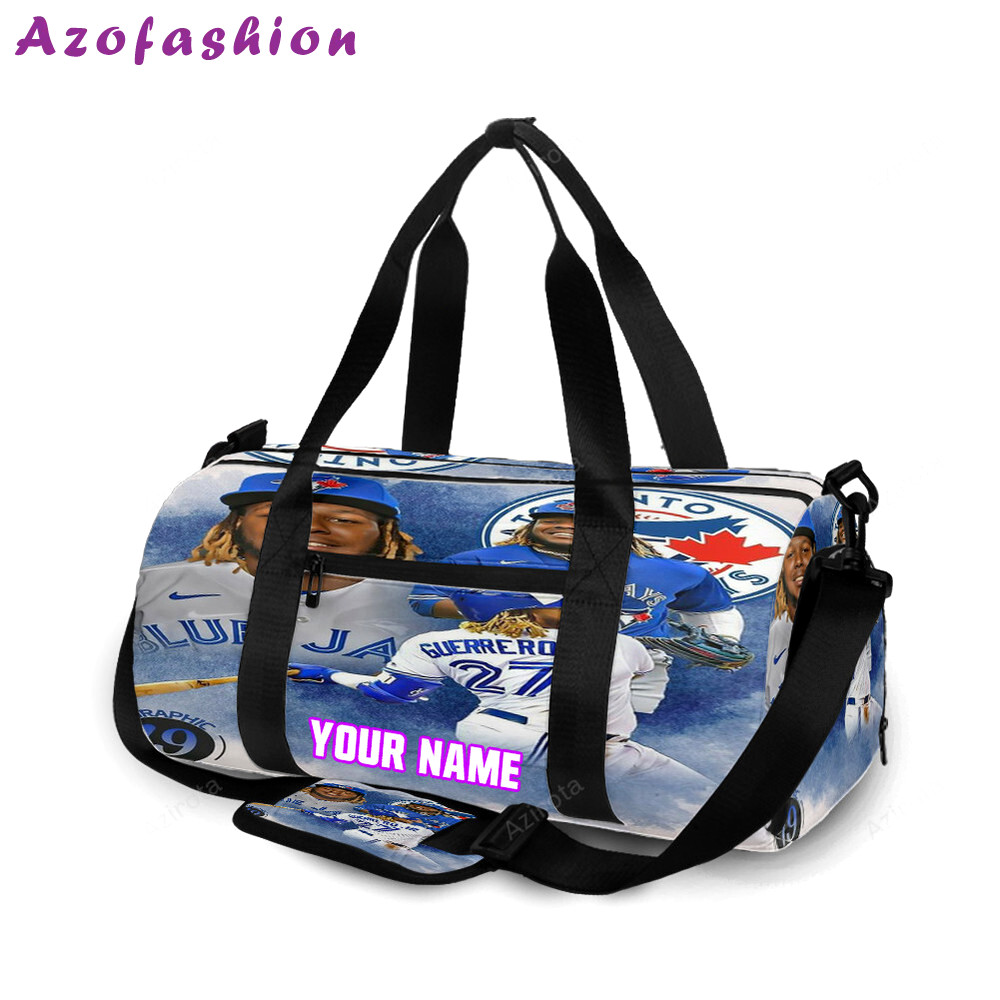 Toronto blue jays vladimir guerrero jr4 personalized name travel bag gym bag 2497 Travel Bag
