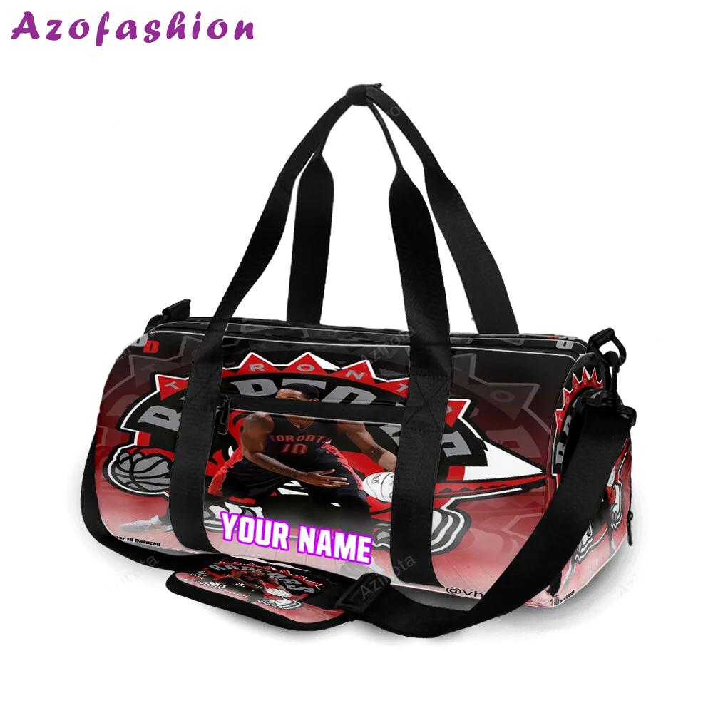 Toronto raptors demar derozan5 personalized name travel bag gym bag 2438 Travel Bag