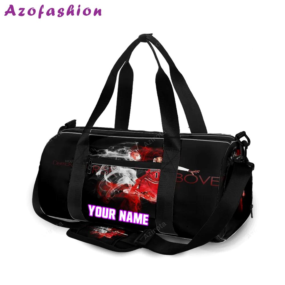 Toronto raptors derrick rose1 personalized name travel bag gym bag 2535 Travel Bag