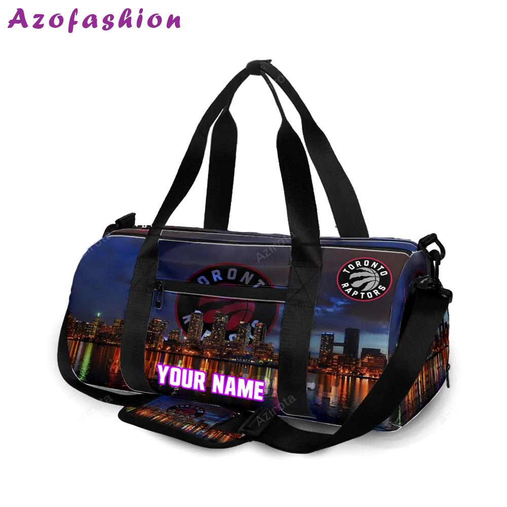 Toronto raptors night city personalized name travel bag gym bag 2418 Travel Bag