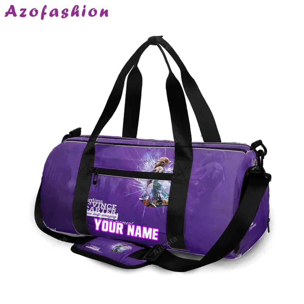 Toronto raptors vince carter1 personalized name travel bag gym bag 2529 Travel Bag