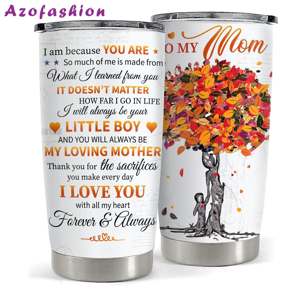 Tumbler gift for mom heart tree to my mom tumbler on mother’s day Personalized Tumbler